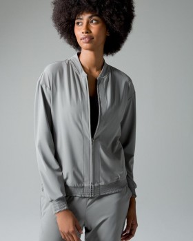 Tech Knit Bomberjack Zwart | Dames Soma Truien & Jassen