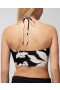  Soma Swim Halter Crop Top Leaf It Be Black Mini | Naisten Soma Swim