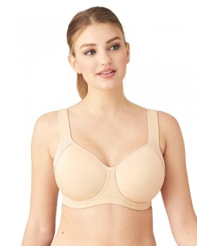 Wacoal Contour High Impact -urheilurintaliivit, hiekka | Naisten Soma-rintaliivit