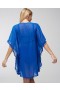  Caftan court en mousseline Bleu Rod Gypset | Maillot de bain Soma pour femme