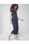  Pantalon de pyjama court Cool Nights Merry Dot G bleu marine/ivoire | Ensembles et vêtements assortis Soma pour femme