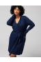  Peignoir court Cool Nights Nightfall Navy | Ensembles et vêtements assortis Soma pour femme