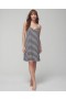  Chemise de nuit à bretelles Cool Nights, motif Capri Stripe H, blanc SMK | Chemises de nuit Soma pour femme