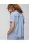  Chemise en gaze de coton à manches courtes et col cranté, teinture croisée, « Make Me Blush » | Ensembles et pièces assortis Soma pour femme