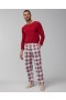  Pyjama familial pour homme, pantalon à carreaux bleu marine | Bas de pyjama Soma pour femme