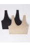  Lot de 2 brassières sans coutures, noir/ambre chaud | Soutiens-gorge Soma pour femmes