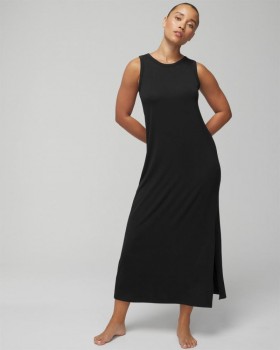  Chemise de nuit longue Cool Nights, bleu nuit | Chemises de nuit Soma pour femme