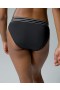  Bleu Rod Off Grid Hipster-Hose mit Netzbesatz Schwarz – Soma Swim Damen