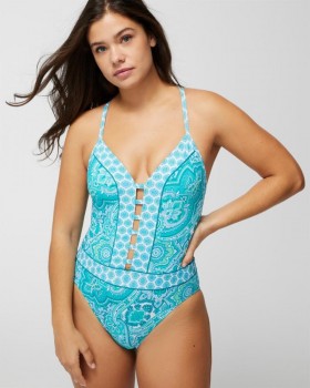  Bleu Rod Coastal Cool Plunge Einteiler Cool – Damen Soma Swim