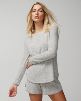  CozyLuxe Langarm-Pyjamaoberteil Porcelain Rose Bud Cd – Soma Pyjamaoberteile für Damen