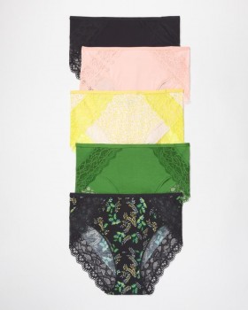  Embraceable Enchanting Lace High Leg 5 Pack Heartbreaker Multipack | Damen Soma Höschen