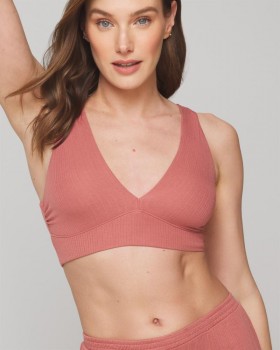  Leichtes Schlaf-Bralette Aus Rippstrick In Heather Opal Gray | Soma Bras Damen